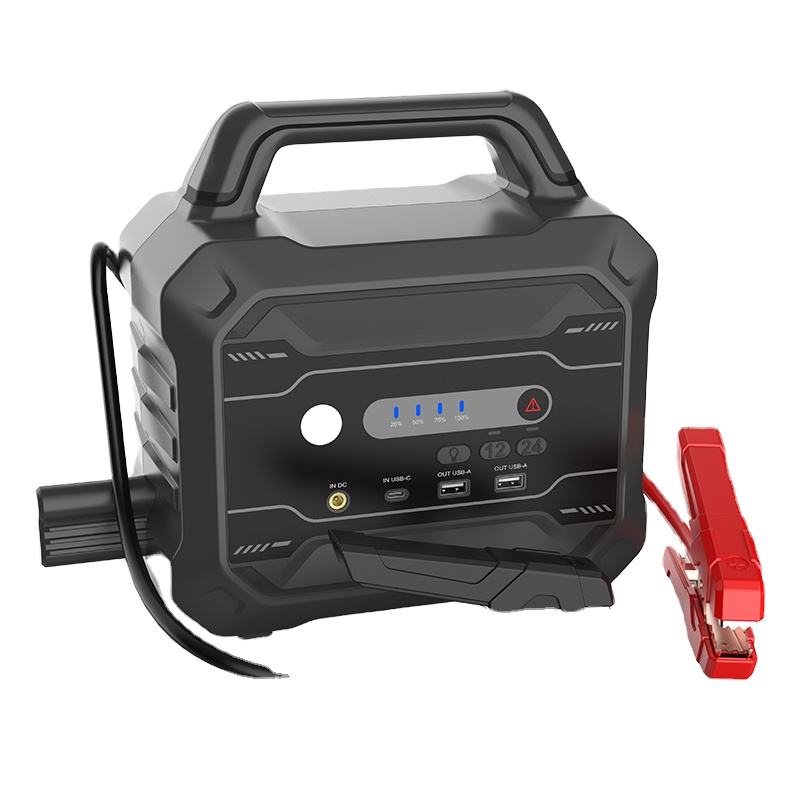 Car Jump Starter 12V 24V Truck - เครื่องจั๊มพ์สตาร์ทแบตเตอรี่รถยนต์ 12V 24V กำลังสูง 7000A สำหรับรถบรรทุก
