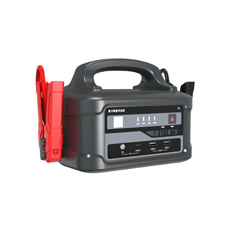 Jump Starter 24V Heavy Duty - เครื่องจั๊มพ์สตาร์ทสำหรับรถบรรทุกขนาดใหญ่ เครื่องจั๊มพ์สตาร์ทสำหรับรถบรรทุกหนัก 12/24 โวลต์ เครื่องจั๊มพ์สตาร์ทแบตเตอรี่รถยนต์ 24