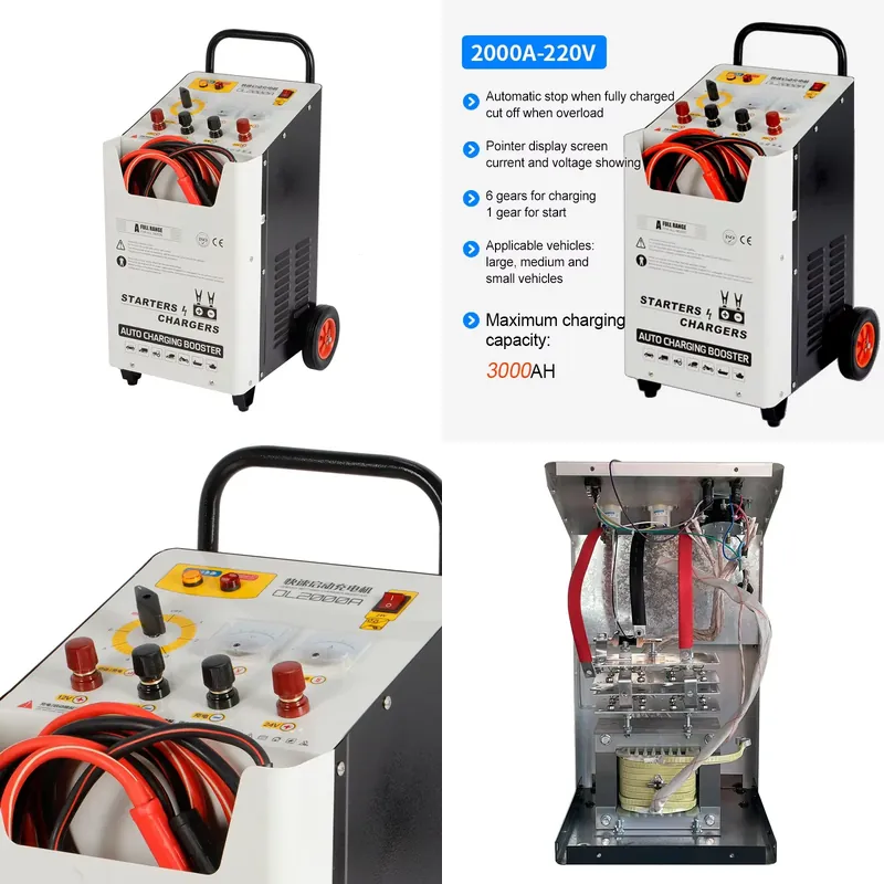 เครื่องจั๊มพ์สตาร์ทรถยนต์ 2000 - Jump Starter 24V Heavy Duty บทวิจารณ์และราคา