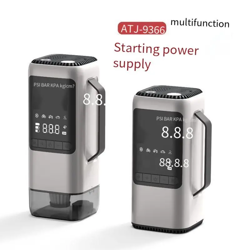 เครื่องจั๊มพ์สตาร์ทรถยนต์แบบพก - Jump Starter With Air Compressor บทวิจารณ์และราคา