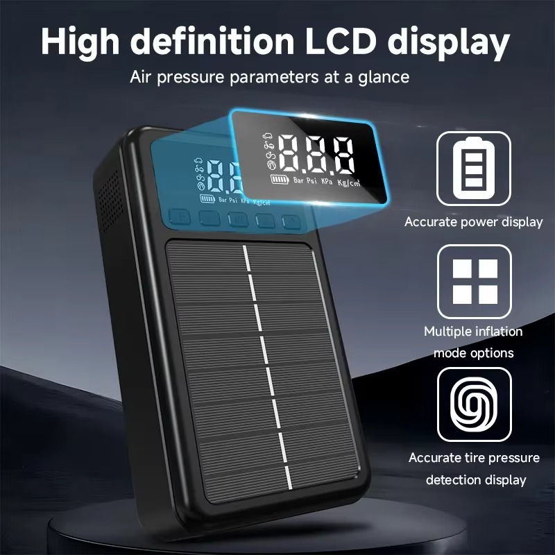 เครื่องจั๊มพ์สตาร์ทเตอร์แบบพกพ - Solar Jump Starter Power Bank บทวิจารณ์และราคา