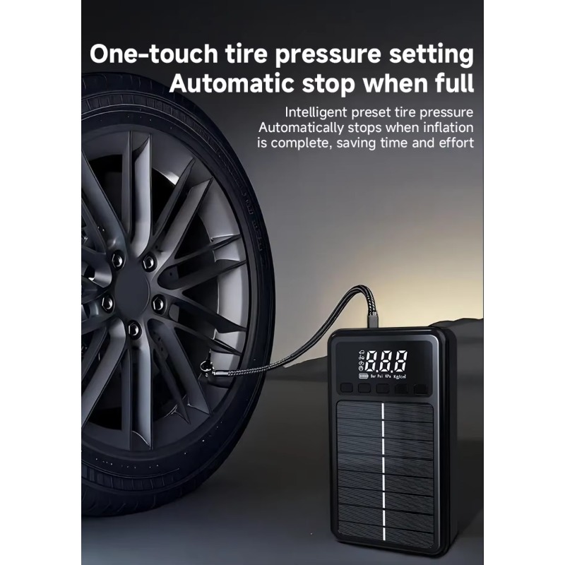 เครื่องจั๊มพ์สตาร์ทเตอร์แบบพกพ - Solar Jump Starter Power Bank บทวิจารณ์และราคา