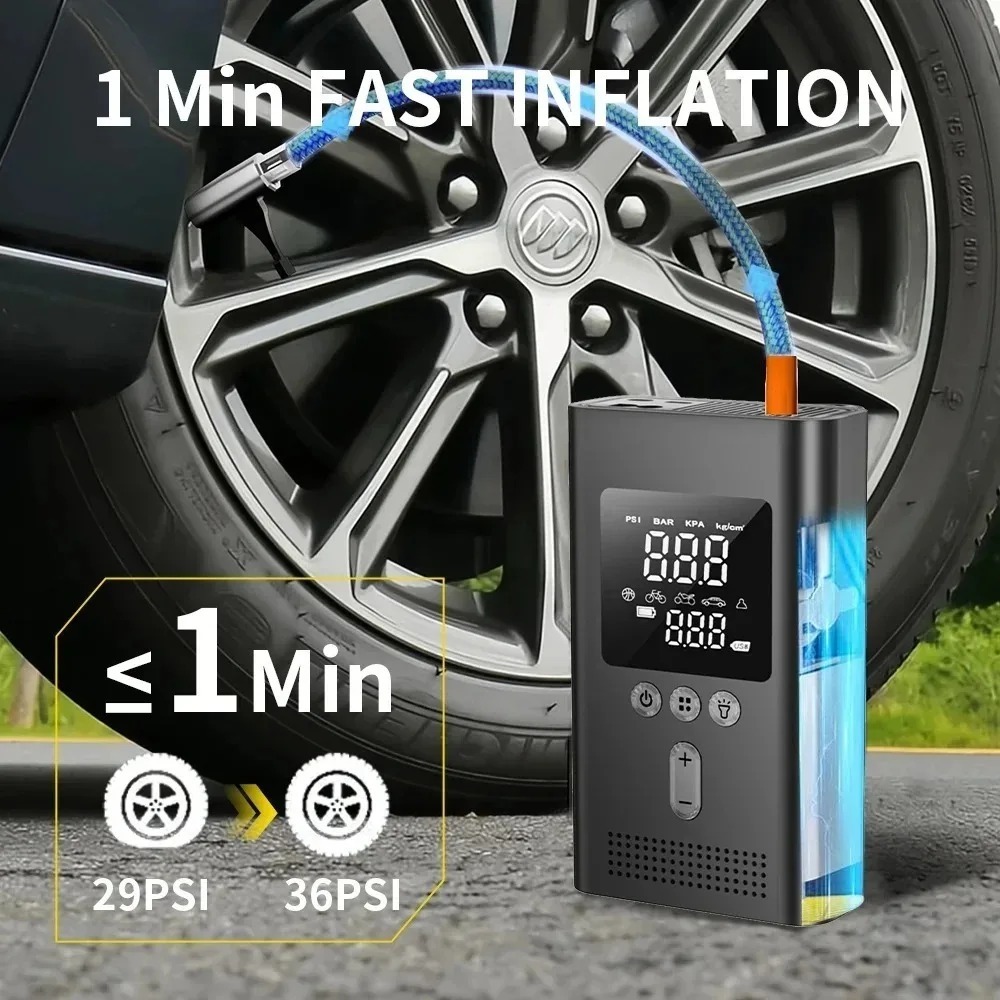 เครื่องสูบลมอเนกประสงค์ 5-in-1 - Lithium Jump Starter 3000A Peak บทวิจารณ์และราคา