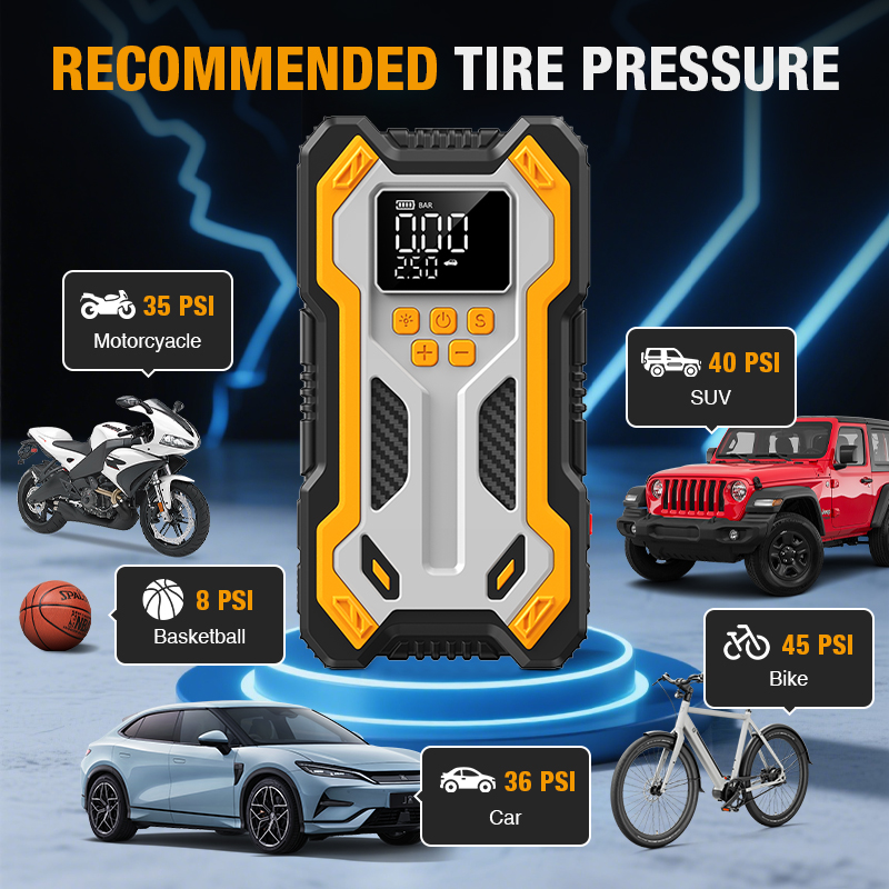 Jump Starter พร้อมเครื่องอัดอา - Jump Starter With Air Compressor บทวิจารณ์และราคา