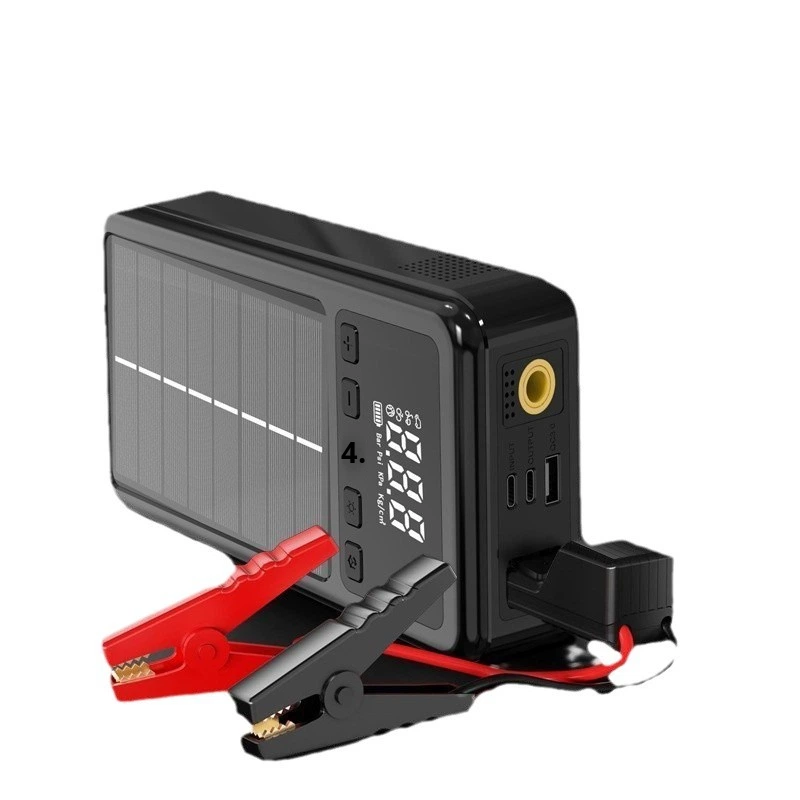 เครื่องจ่ายไฟสำรองสำหรับรถยนต์ - Solar Jump Starter Power Bank บทวิจารณ์และราคา