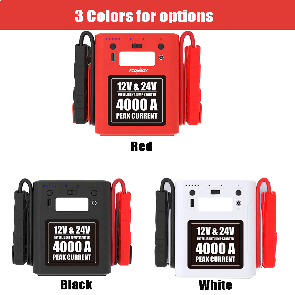 เครื่องจั๊มพ์สตาร์ทแบบพกพา 400 - Car Jump Starter 12V 24V Truck บทวิจารณ์และราคา