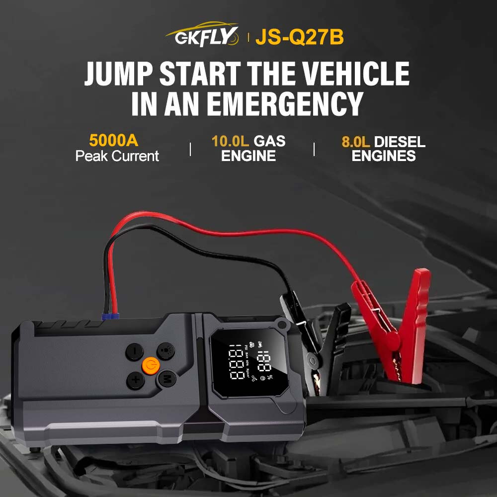 GKFLY 5000A เครื่องช่วยสตาร์ทร - Jump Starter 12V Diesel บทวิจารณ์และราคา