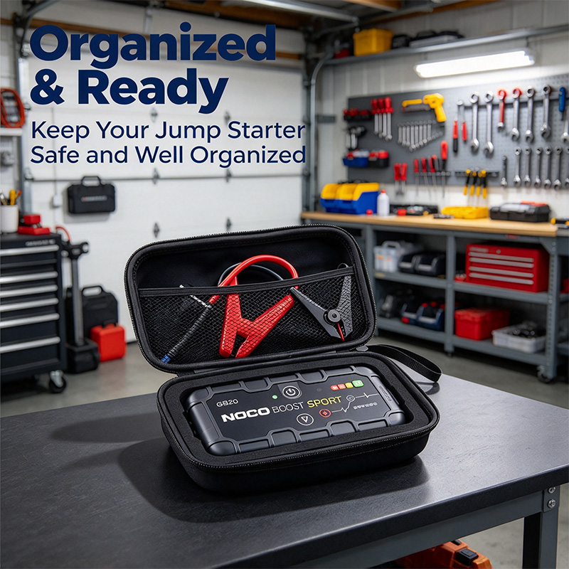 กล่องเก็บของแบบแข็งสำหรับพกพาแ - Jump Starter Case Hard Shell บทวิจารณ์และราคา