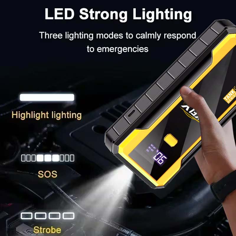 GKFLY 24000mAh พาวเวอร์แบงค์สต - Jump Starter 12V Diesel บทวิจารณ์และราคา