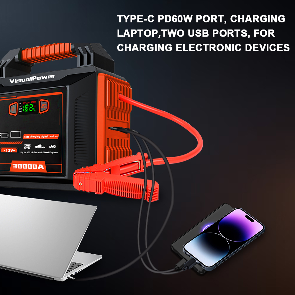 ชุดจั๊มพ์สตาร์ทแบตเตอรี่รถบรรท - Jump Starter 24V Heavy Duty บทวิจารณ์และราคา