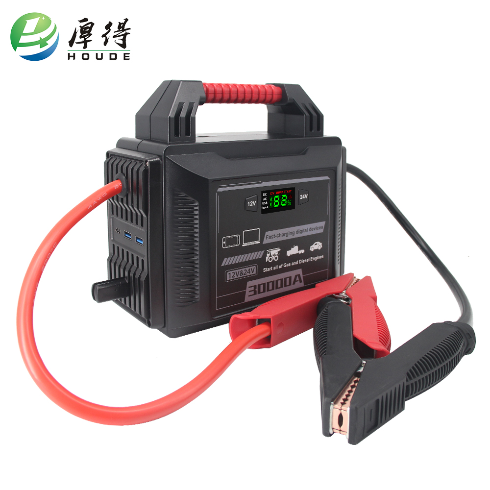 เครื่องจั๊มพ์สตาร์ทแบบพกพา 30, - Jump Starter 24V Heavy Duty บทวิจารณ์และราคา