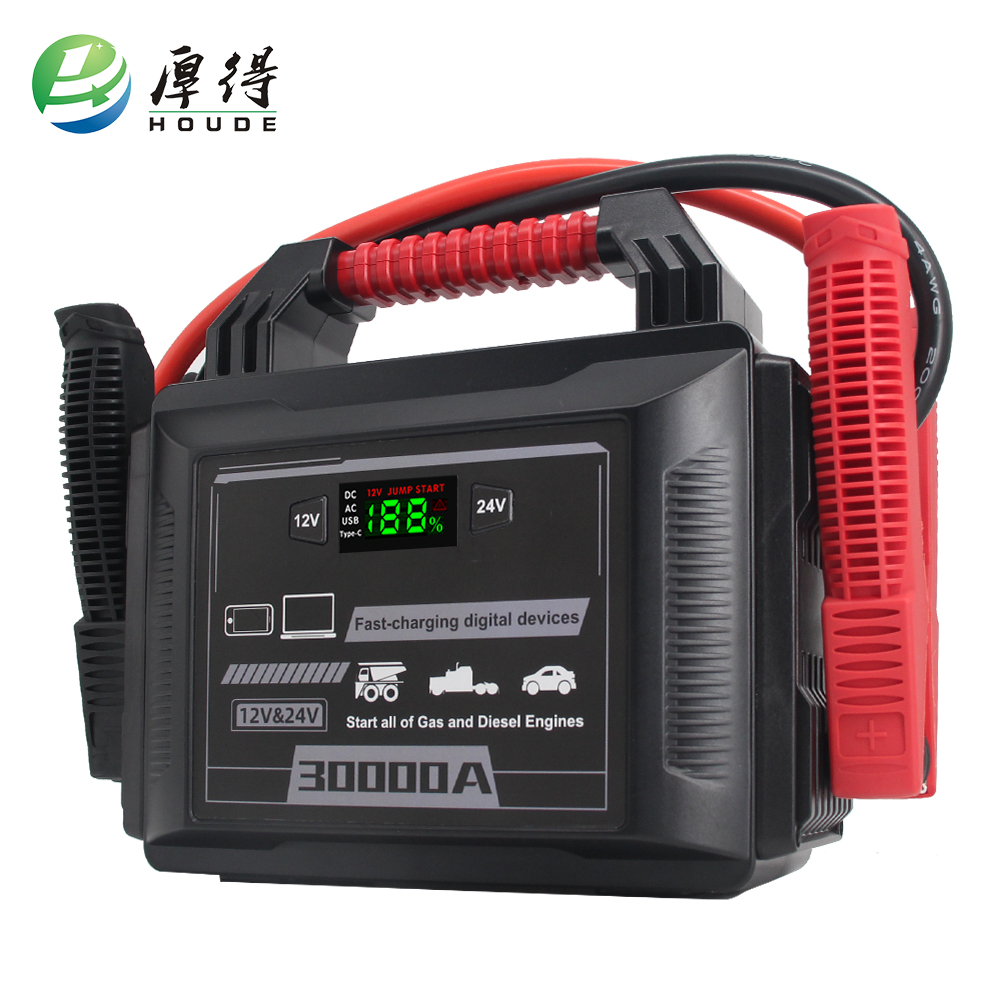 เครื่องจั๊มพ์สตาร์ทแบบพกพา 30, - Jump Starter 24V Heavy Duty บทวิจารณ์และราคา