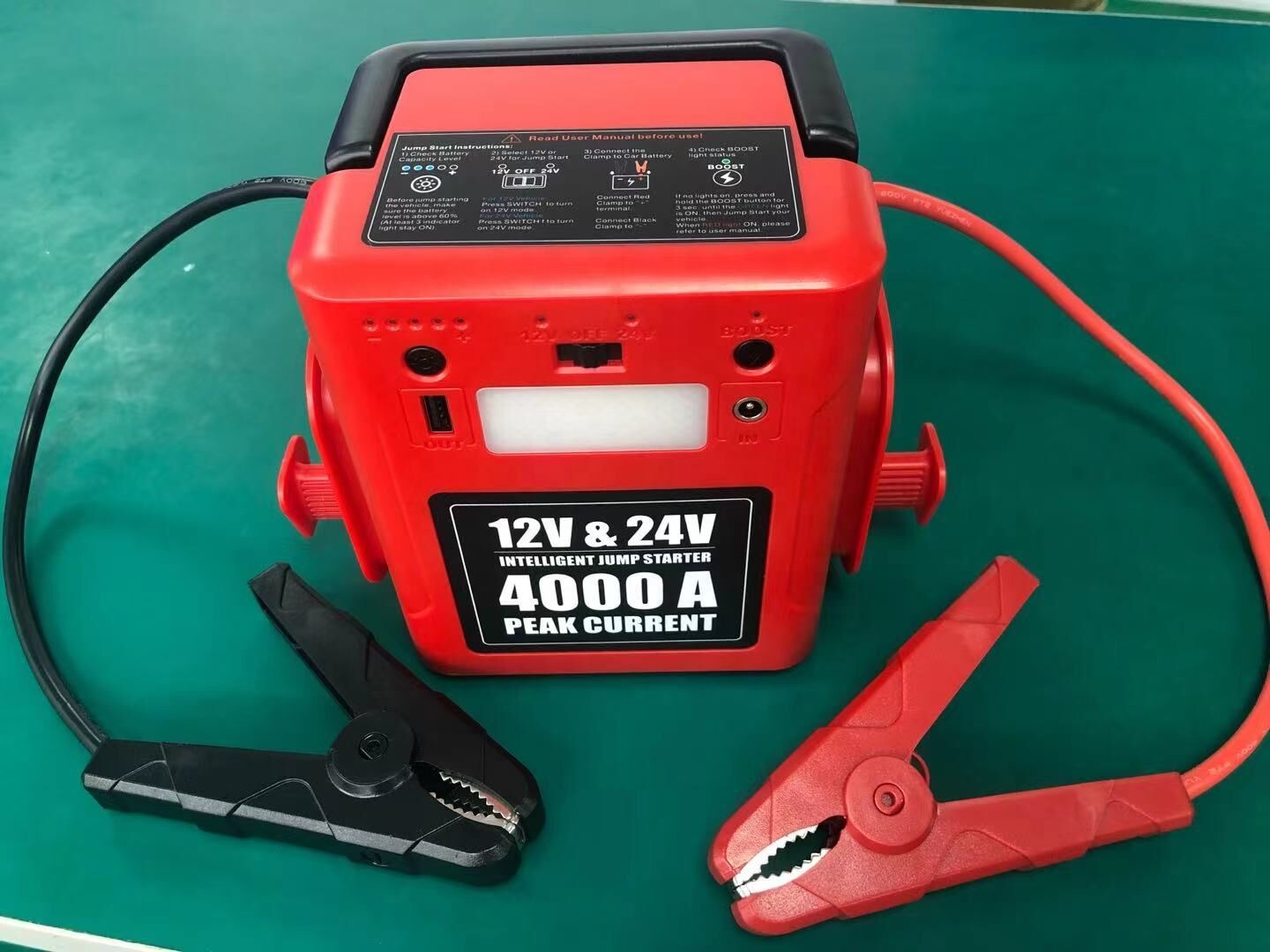 เครื่องชาร์จแบตเตอรี่รถยนต์แบบ - Jump Starter 24V Heavy Duty บทวิจารณ์และราคา