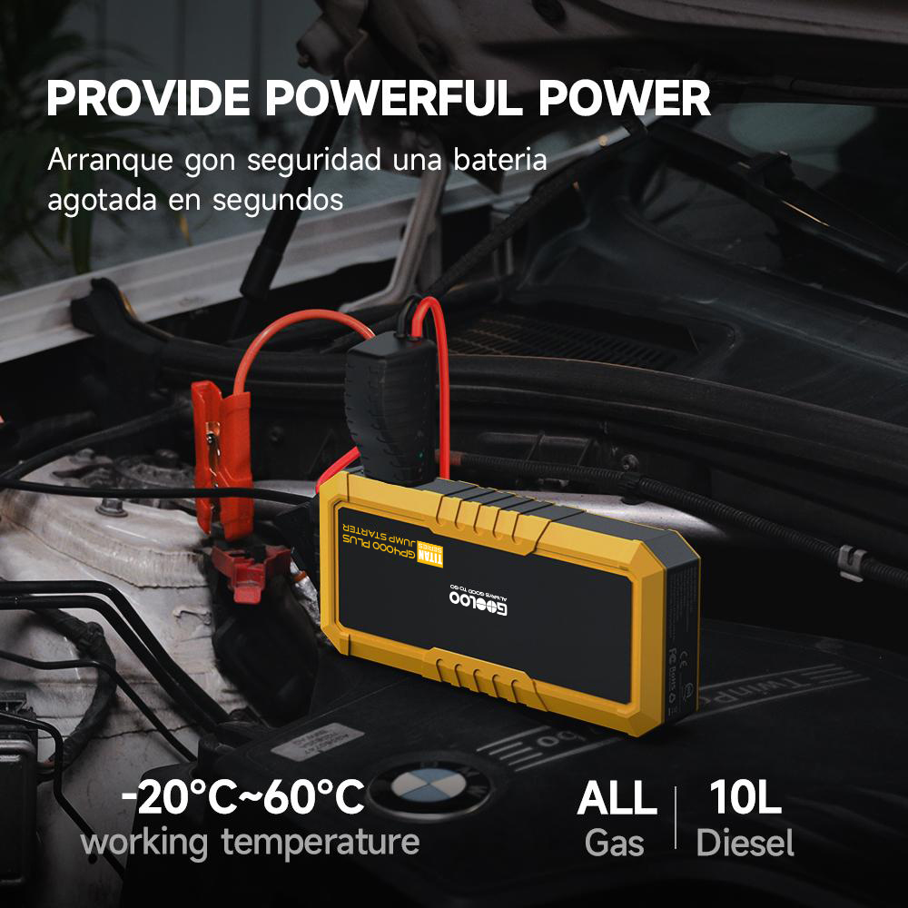 GOOLOO GP4000 Plus อุปกรณ์สตาร - Portable Jump Starter 4000A บทวิจารณ์และราคา