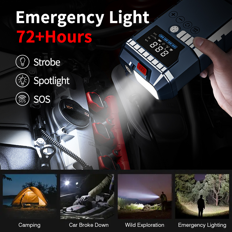 เครื่องช่วยสตาร์ทรถยนต์กำลังสู - Jump Starter Power Bank 20000Mah บทวิจารณ์และราคา