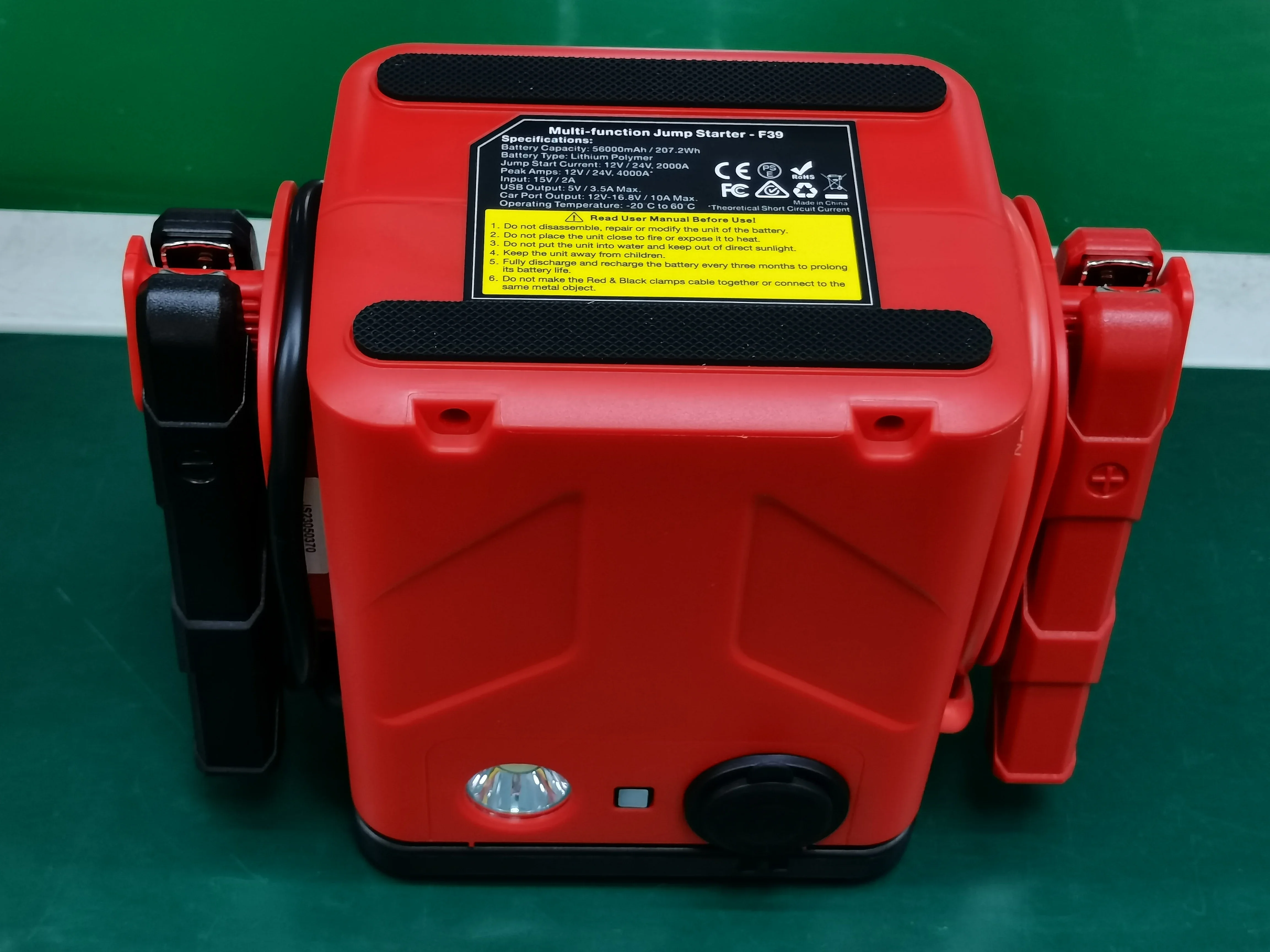 ชุดอุปกรณ์สตาร์ทรถยนต์ฉุกเฉิน  - Car Jump Starter 12V 24V Truck บทวิจารณ์และราคา