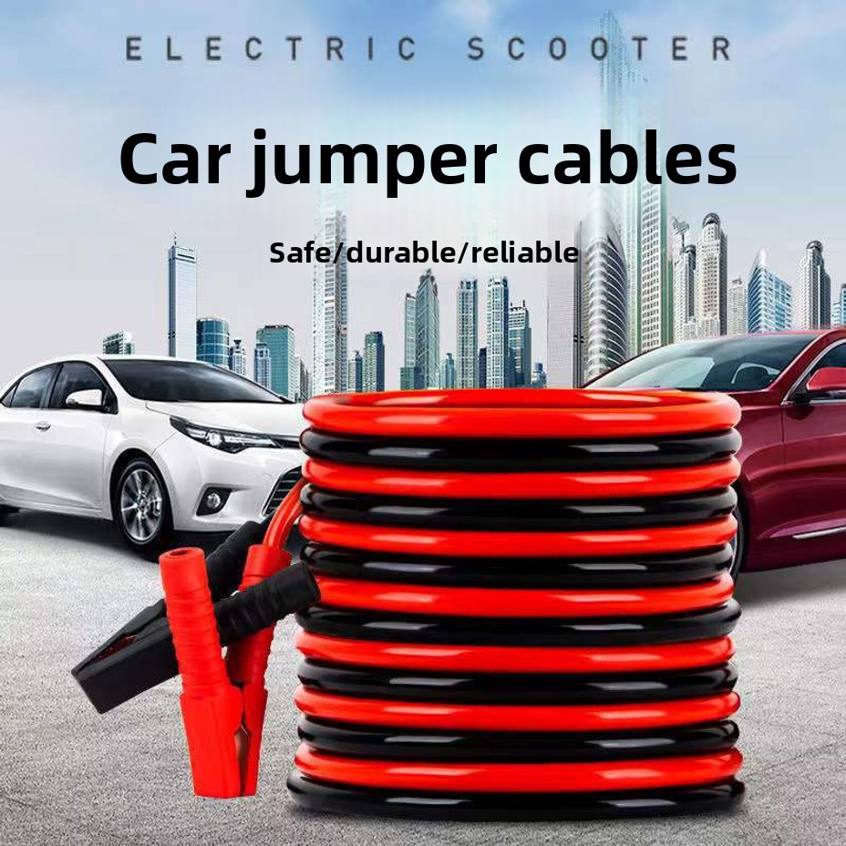 สายเคเบิลบูสเตอร์แบตเตอรี่รถยน - Jump Starter Cable 2000A บทวิจารณ์และราคา
