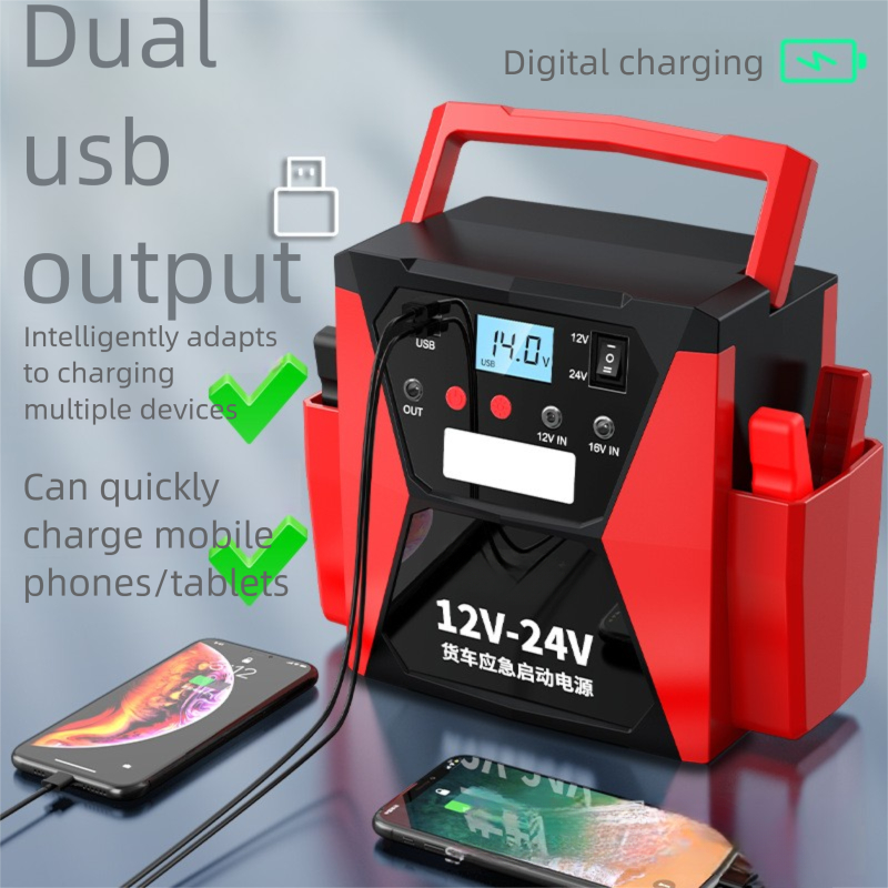 เครื่องช่วยสตาร์ทรถยนต์ 24V 12 - Car Jump Starter 12V 24V Truck บทวิจารณ์และราคา