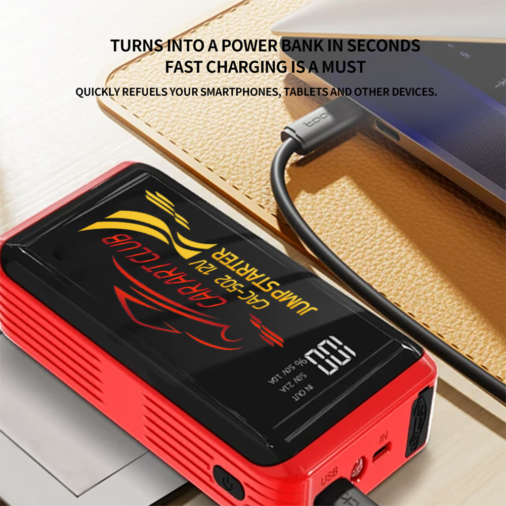 พาวเวอร์แบงค์ 12V อุปกรณ์ช่วยส - Jump Starter 12V Diesel บทวิจารณ์และราคา