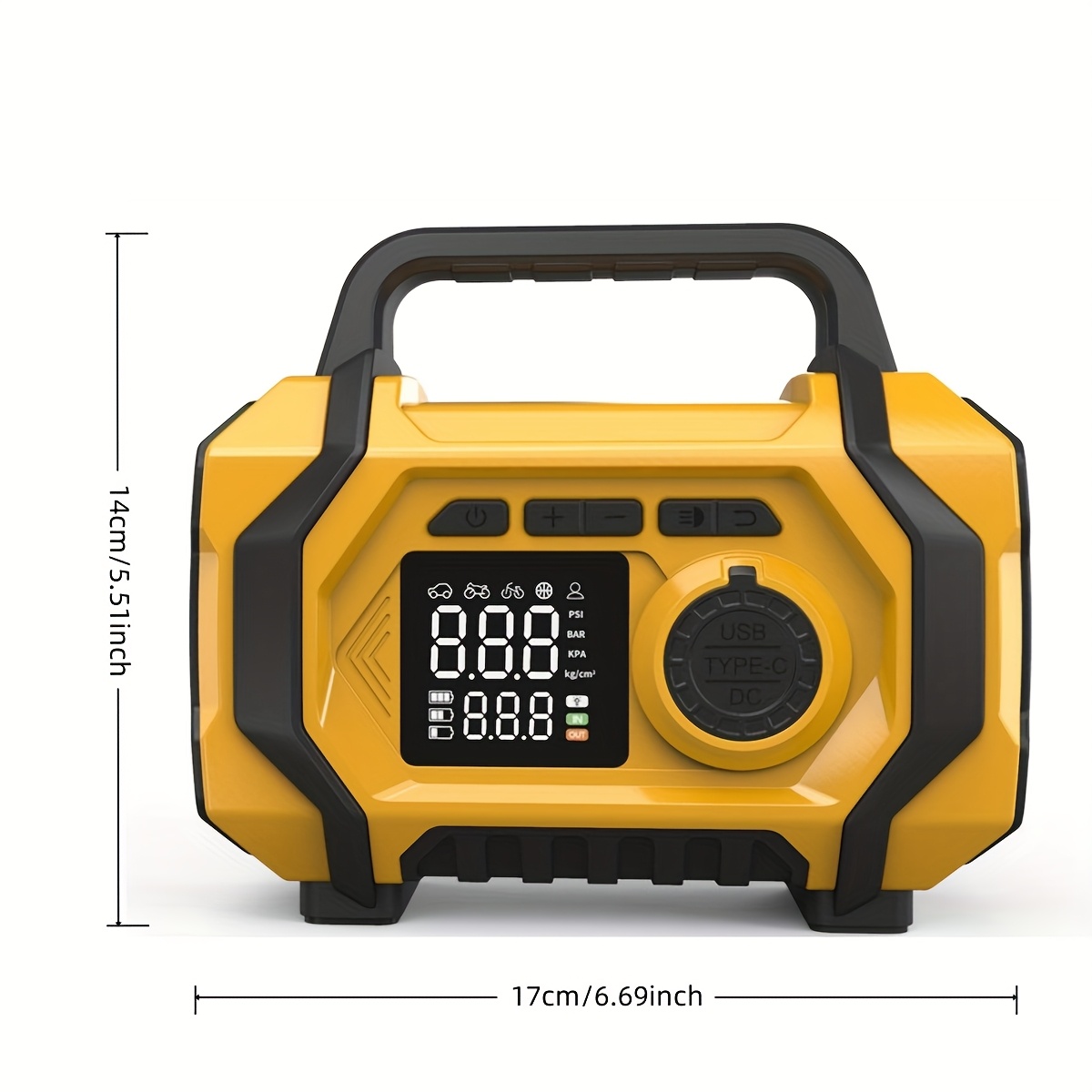 เครื่องจั๊มสตาร์ท 8000A พร้อมเ - Jump Starter With Air Compressor บทวิจารณ์และราคา